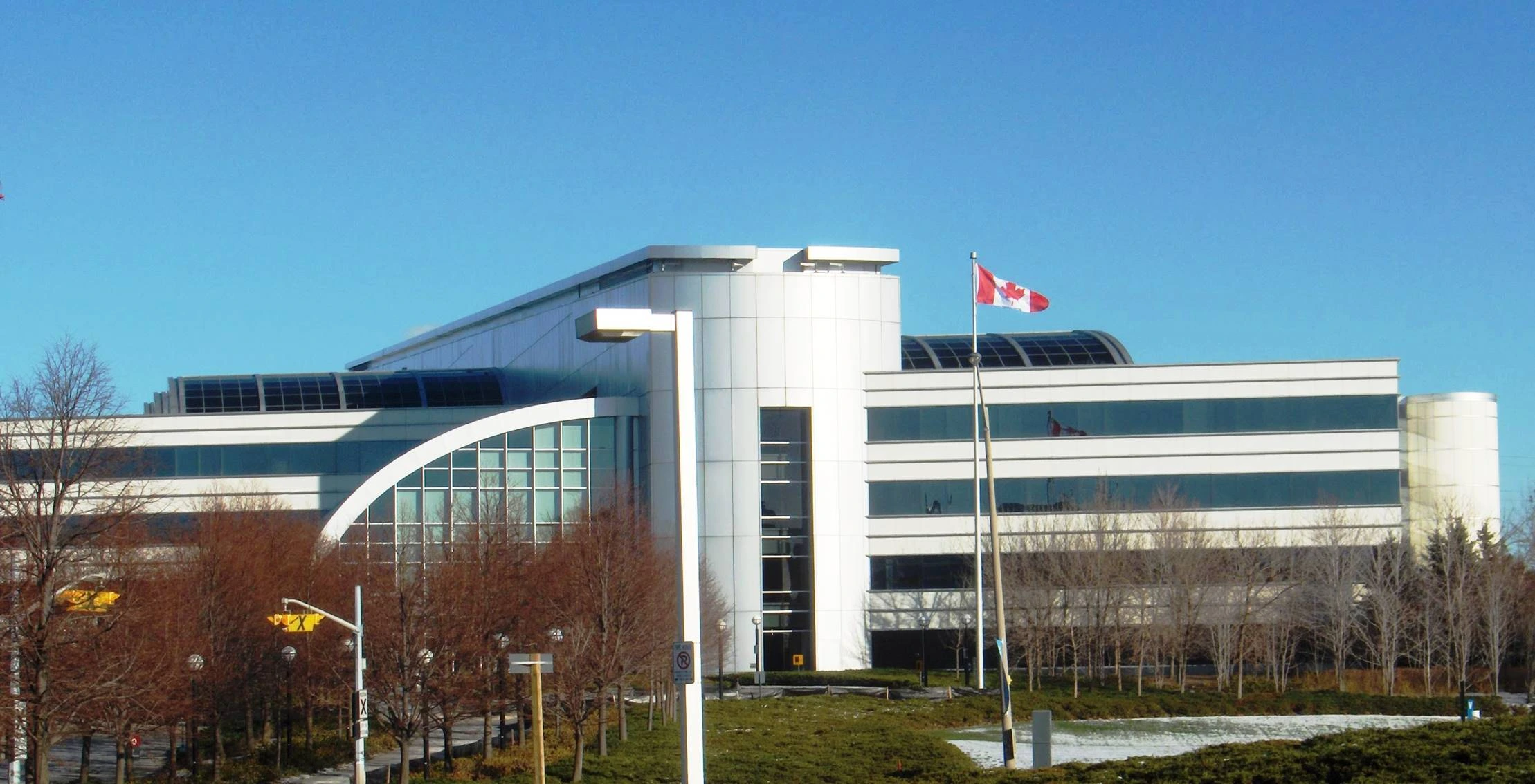 university building view